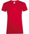 01825 Ladies Regent T Shirt Red colour image